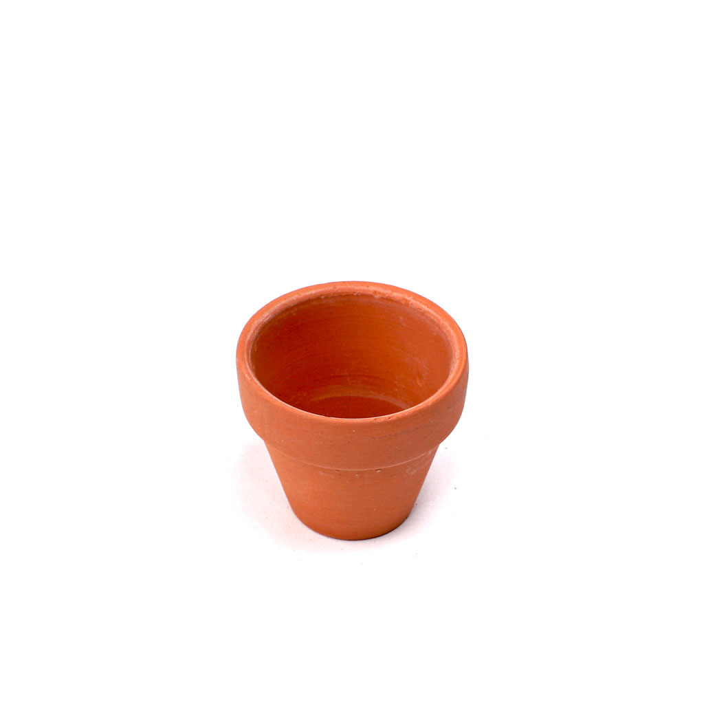 Clay Terracotta Standard Pot - 1.8" x 1.6" w/ Drainage Hole Questions & Answers